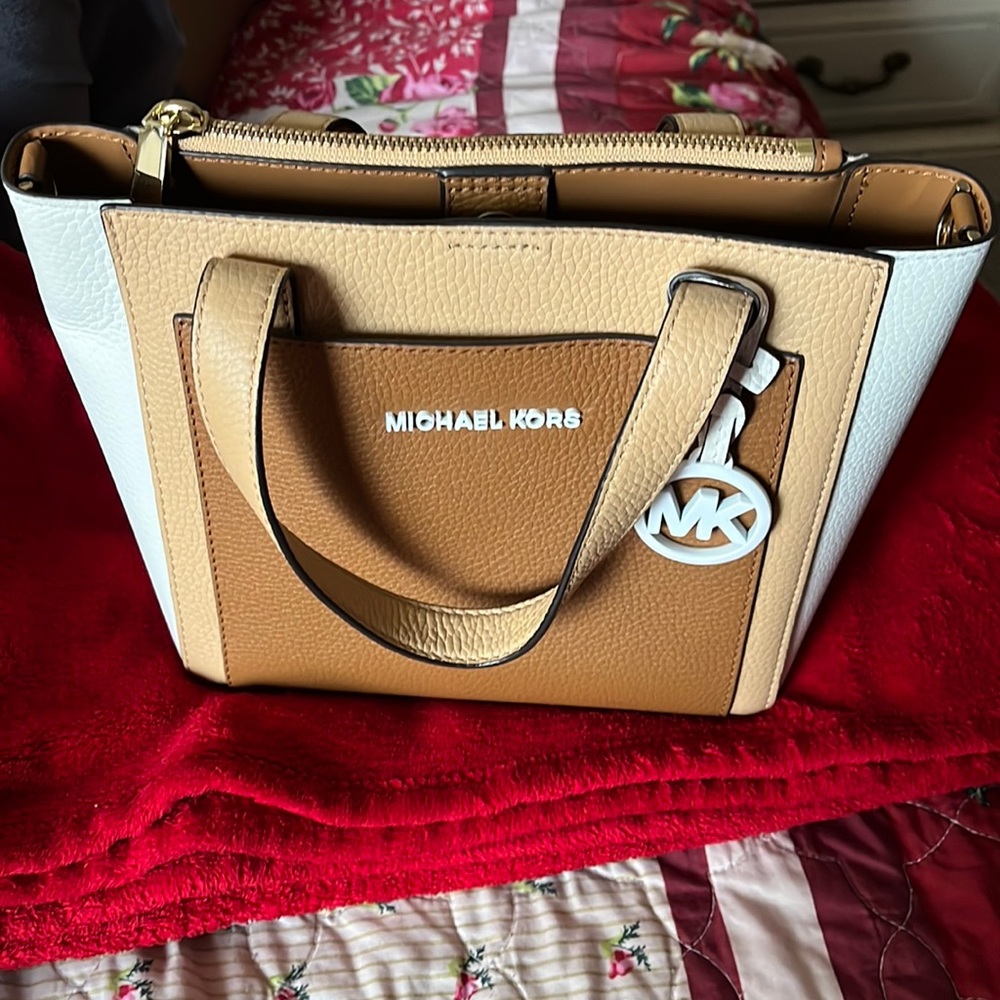 Michael Kors mini two tone tote EUC!